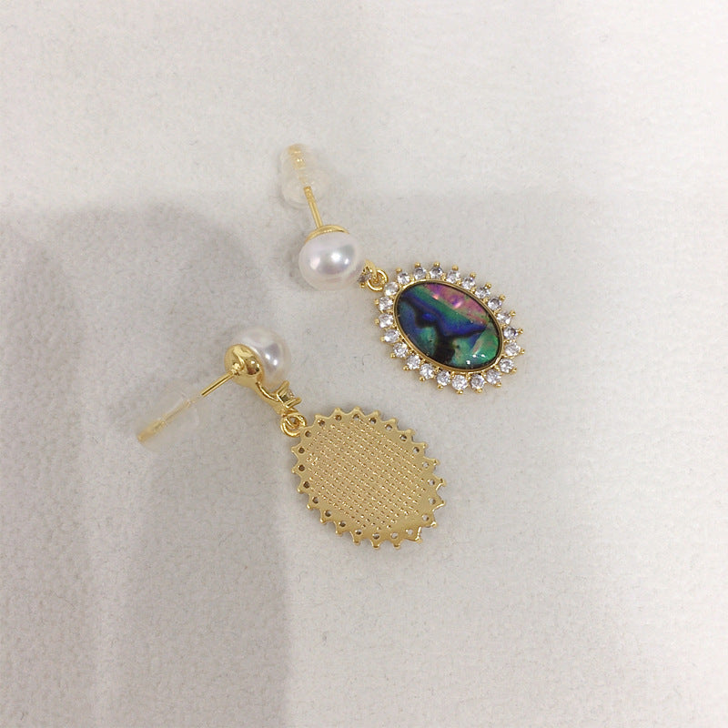 Handmade Natural Freshwater Pearl Earrings.