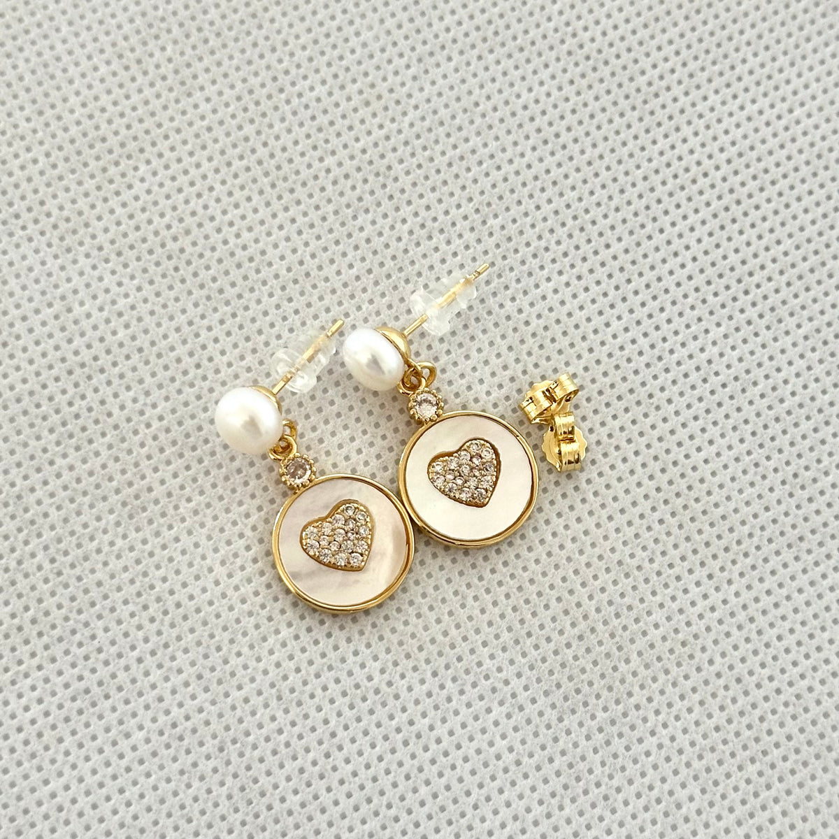 Freshwater Pearl Earrings.