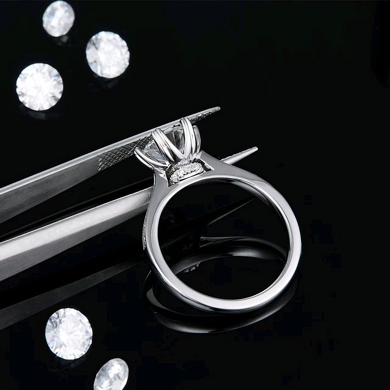 1.5ct Moissanite Ring