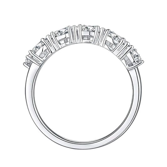1ct multi Moissanite Ring