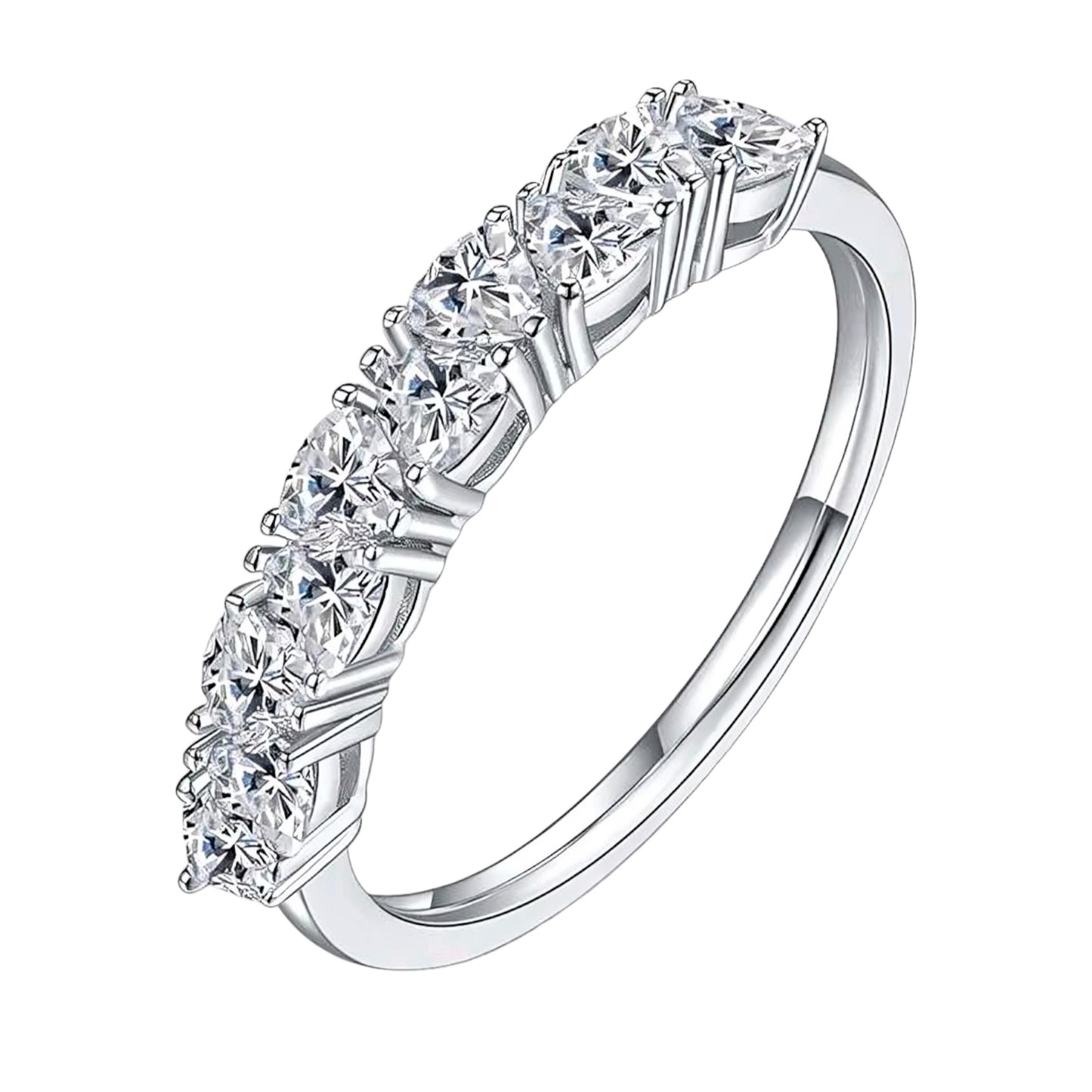 1ct multi Moissanite Ring