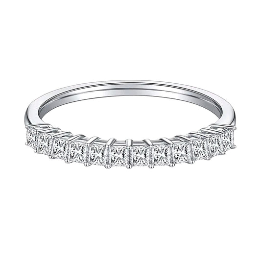 2mm multi Moissanite Ring