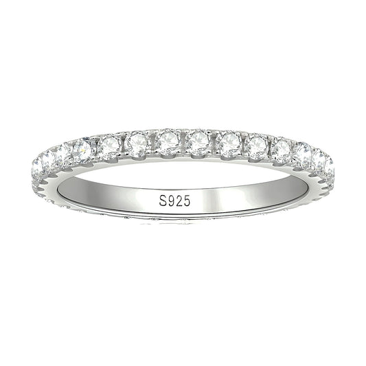 2*2mm multi Moissanite Ring
