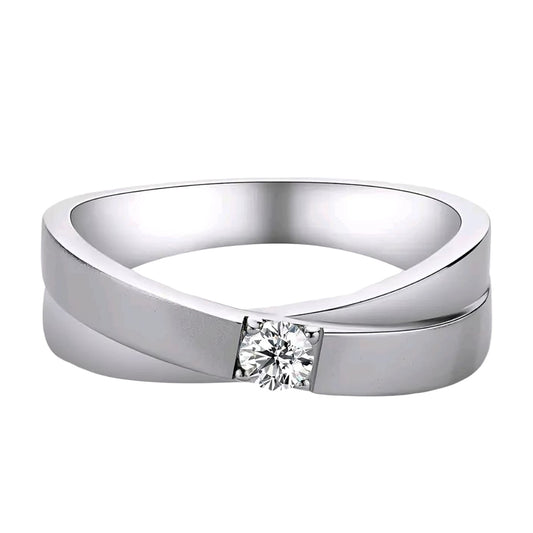 3.5mm Moissanite Ring