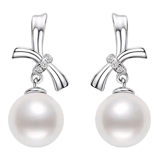 7.5-8mm freshwater pearl earrings