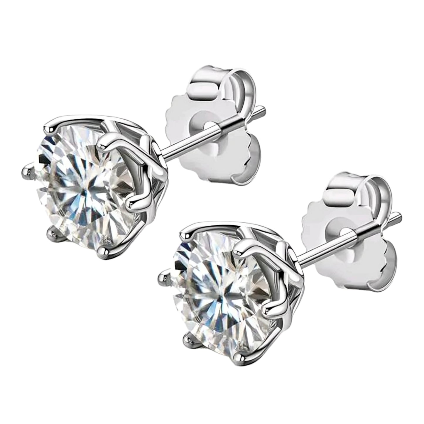 5mm moissanite earrings