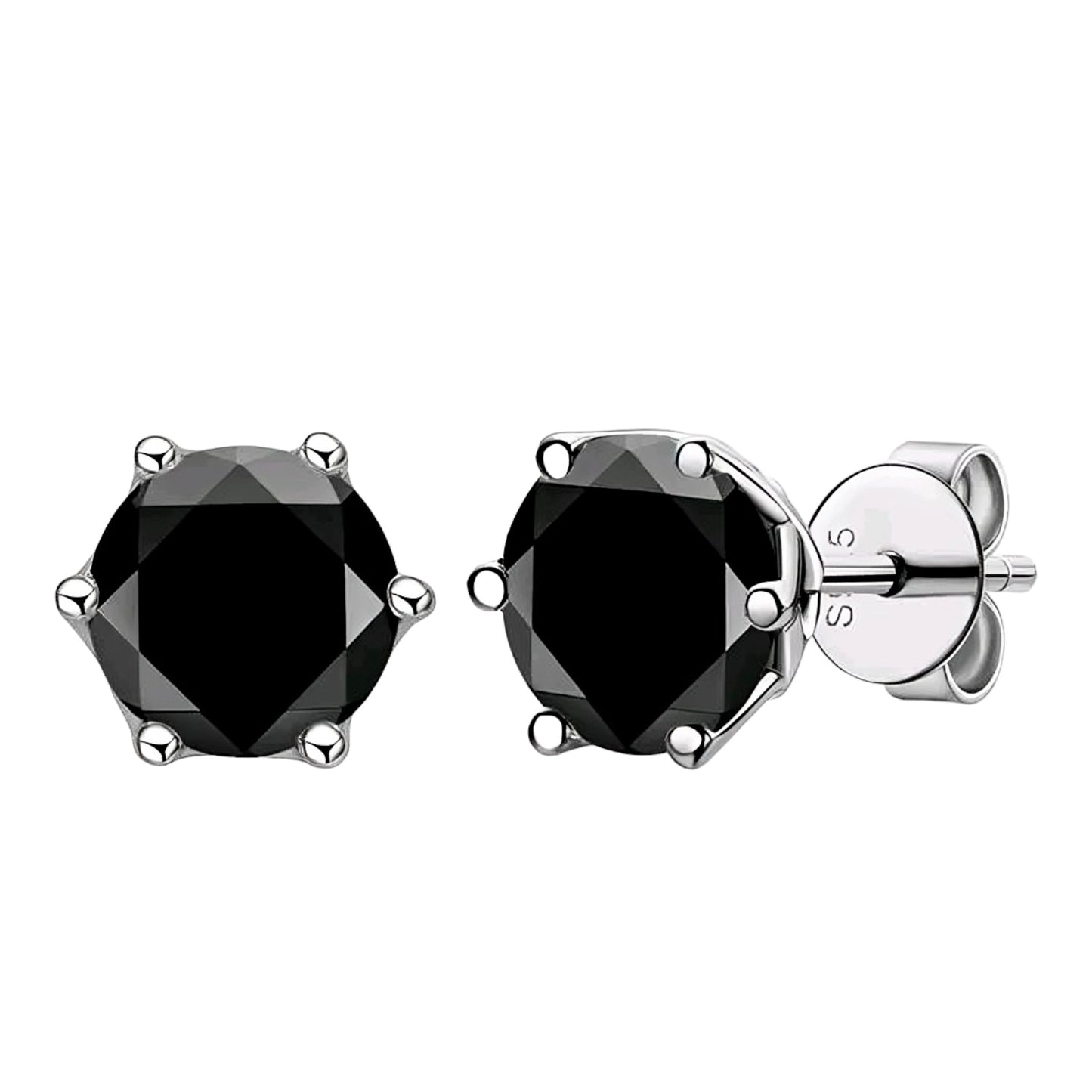 5mm moissanite earrings