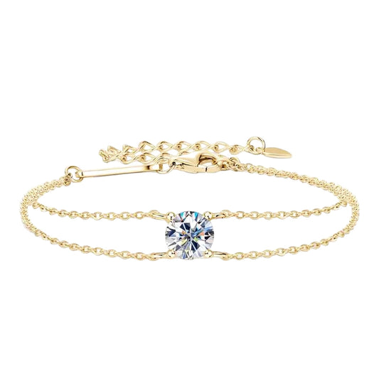 Moissanite bracelet