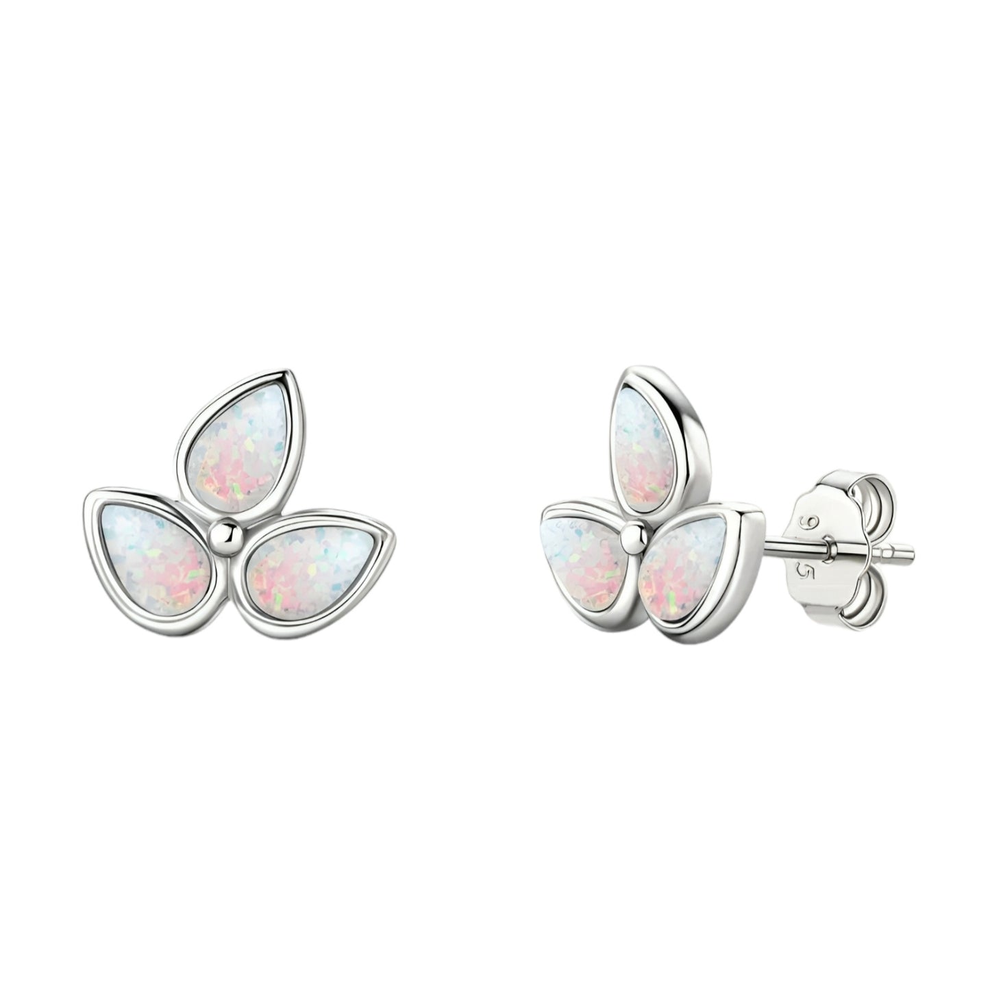 3*5mm Synthetic Opal earrings