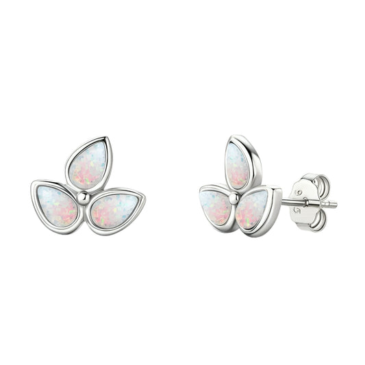 3*5mm Synthetic Opal earrings