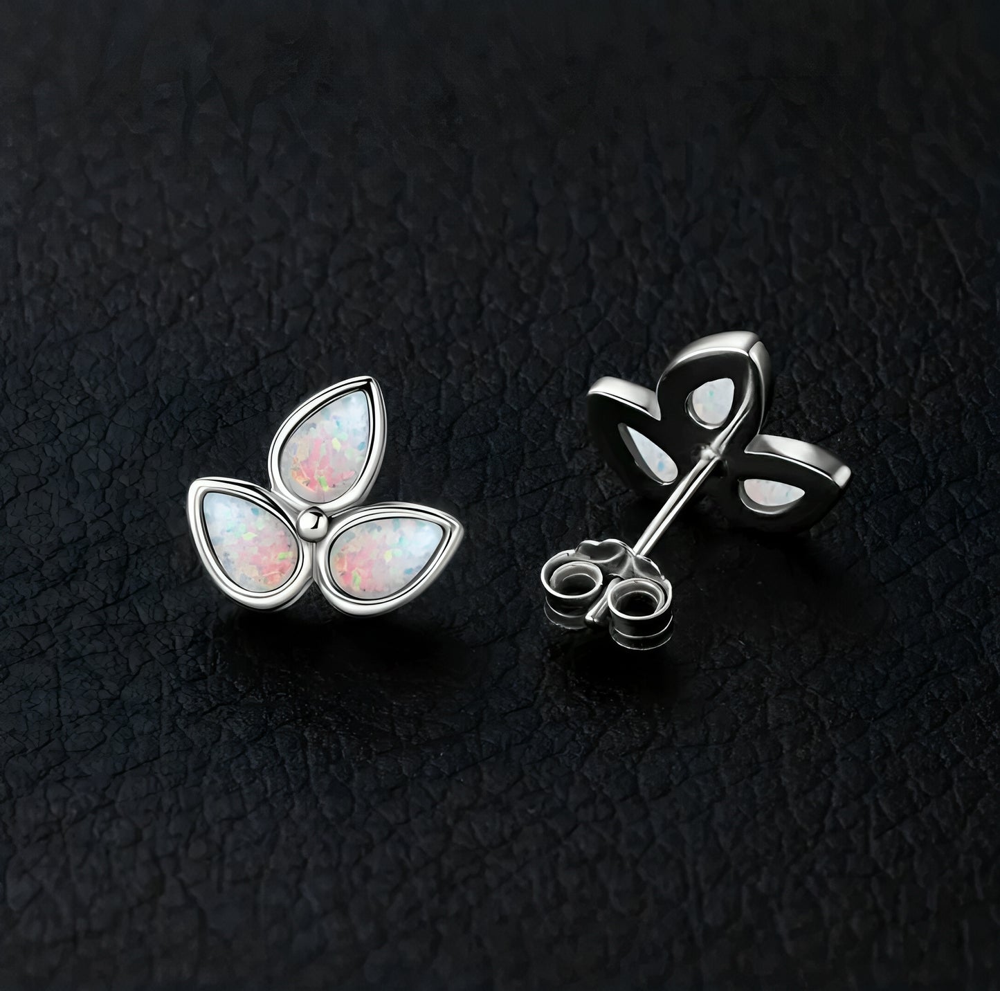 3*5mm Synthetic Opal earrings