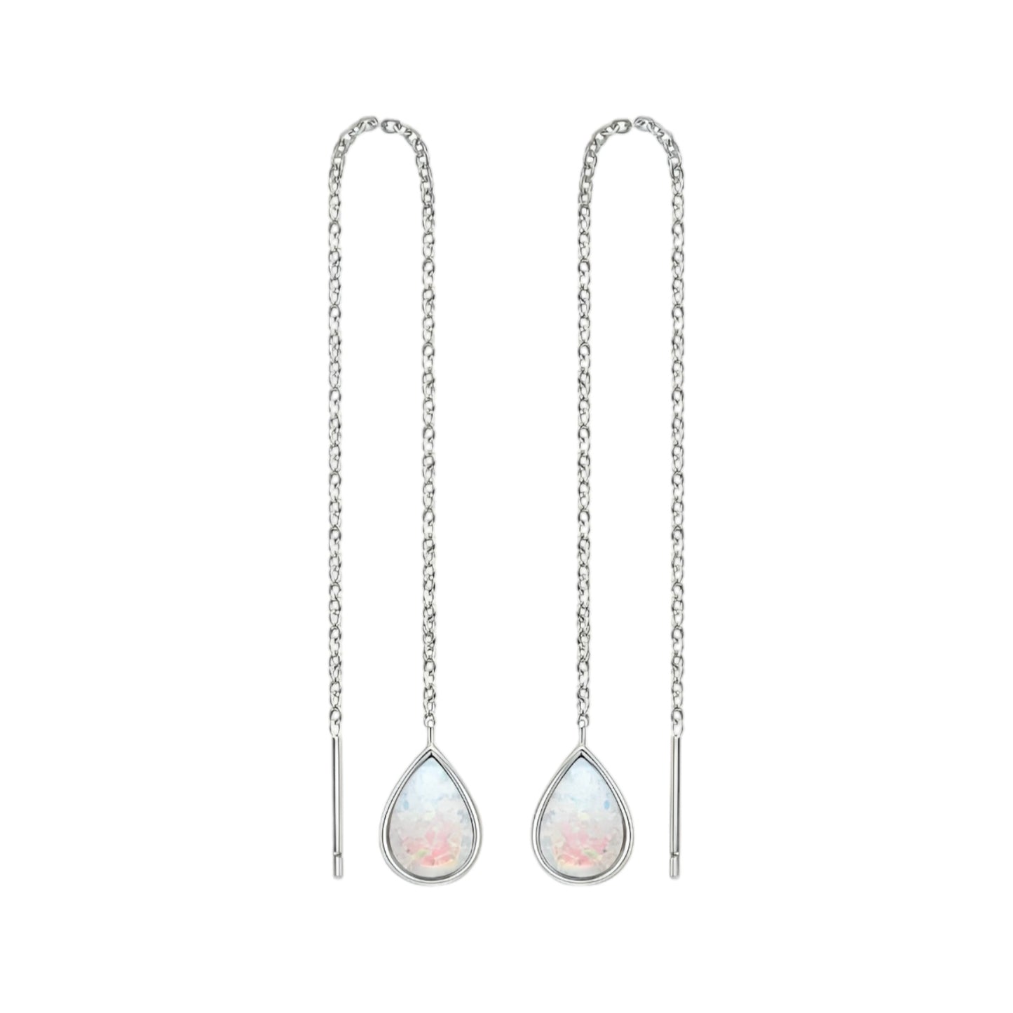 10*7mm unique Synthetic Opal earrings