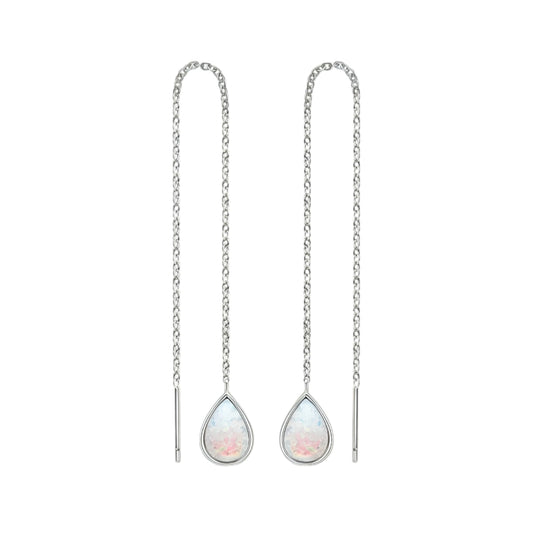 10*7mm unique Synthetic Opal earrings