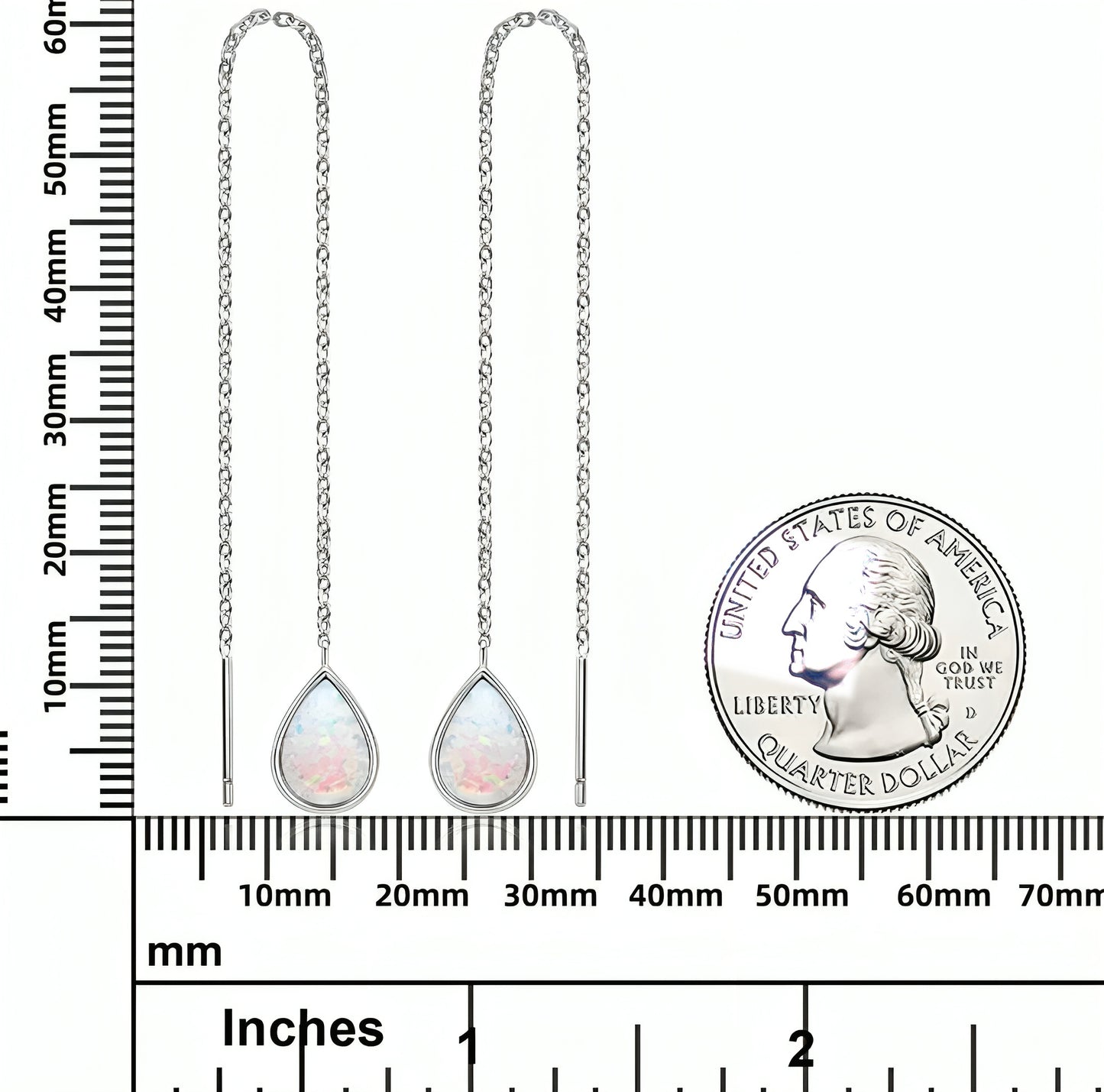 10*7mm unique Synthetic Opal earrings
