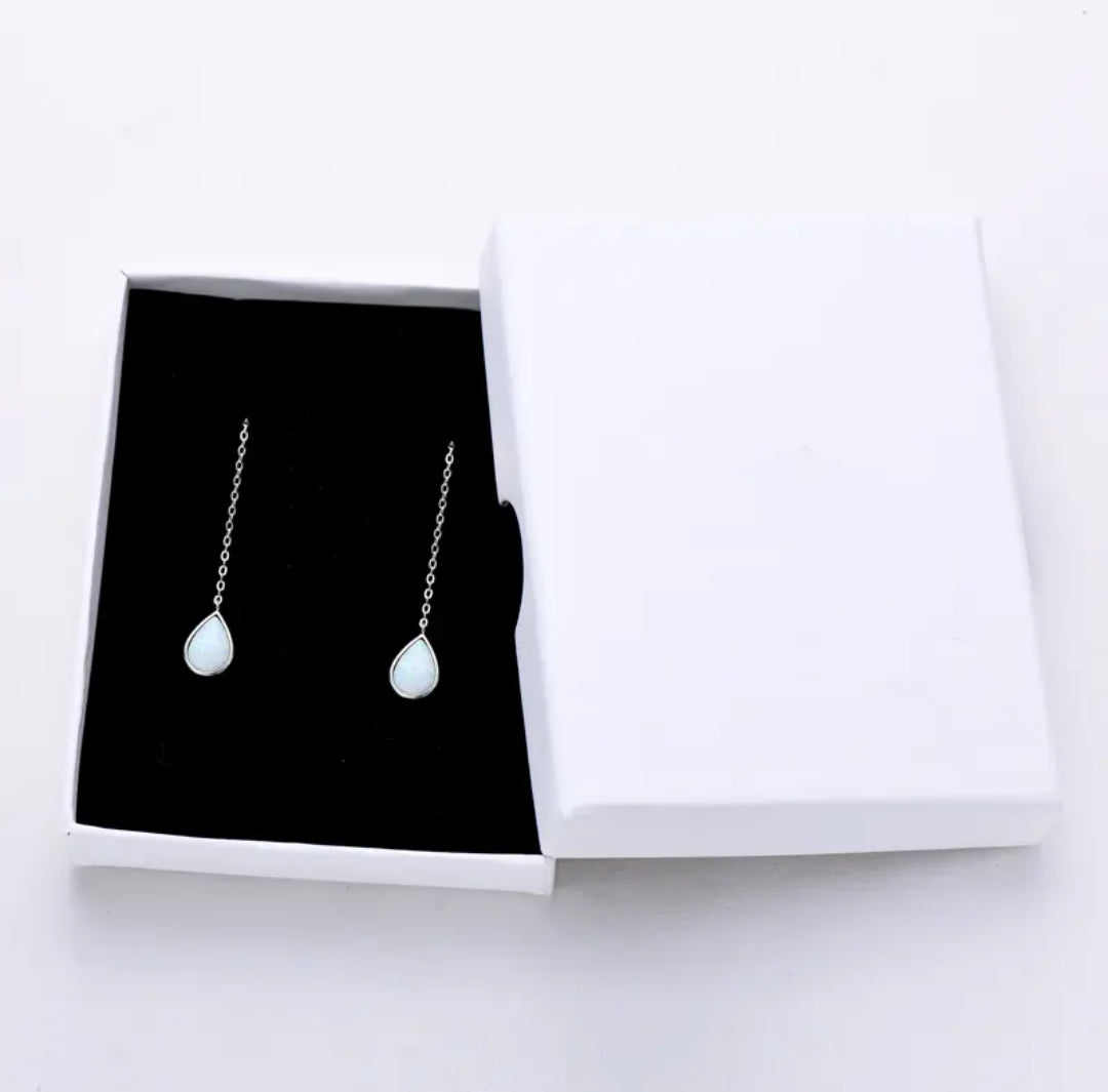 10*7mm unique Synthetic Opal earrings