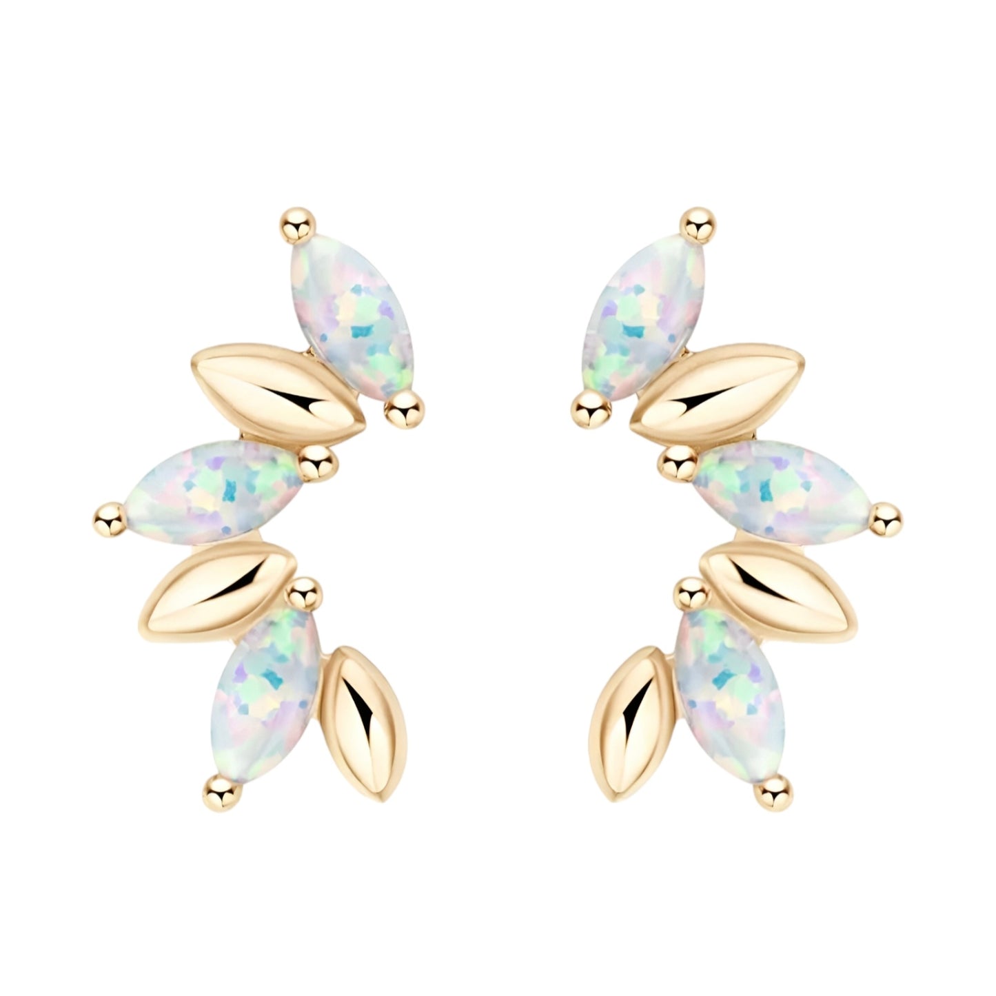 3*6mm 6pcs Synthetic Opal earrings