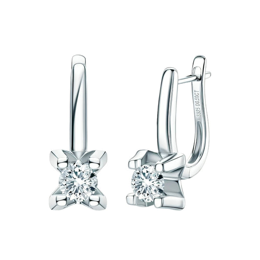 5mm moissanite earrings for women