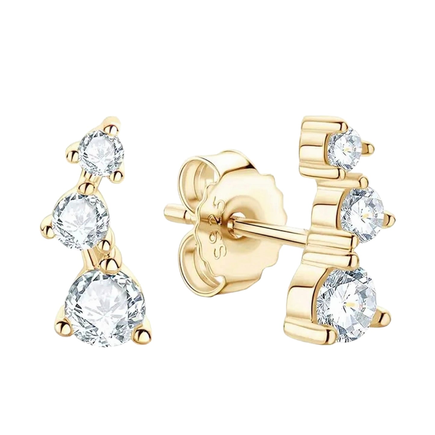 Big dipper moissanite earrings