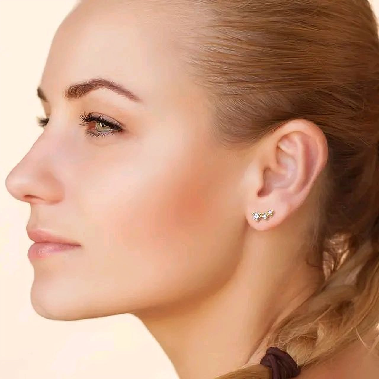Big dipper moissanite earrings