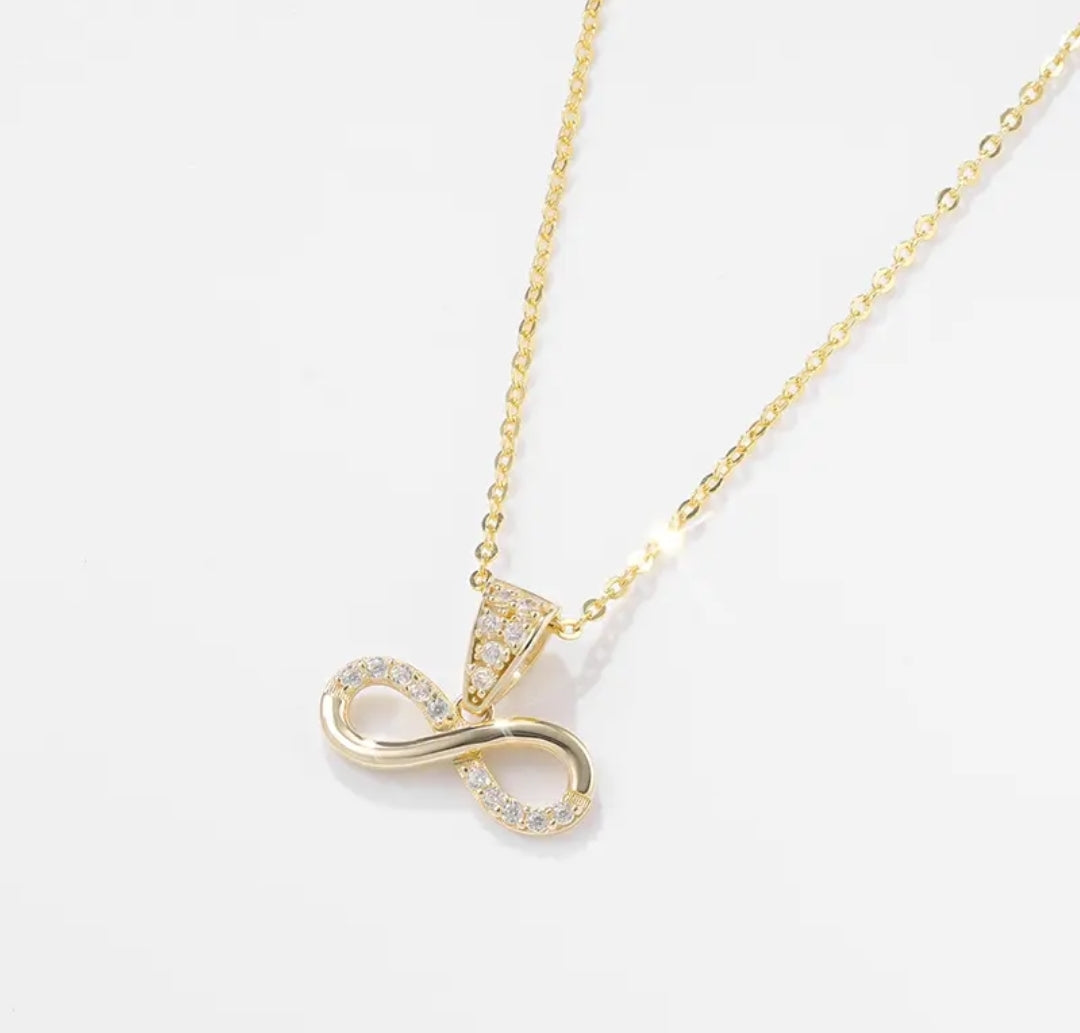 14k solid gold twisted necklace