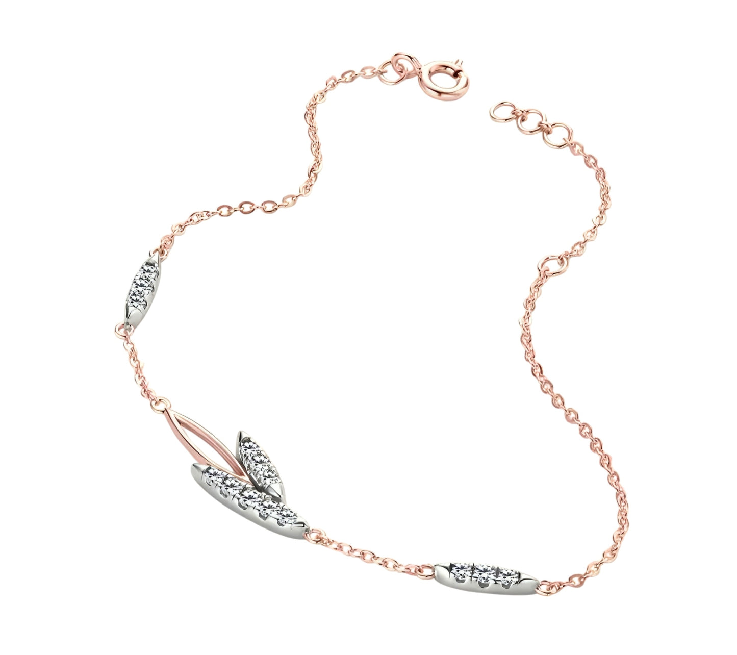 multi moissanite silver bracelet
