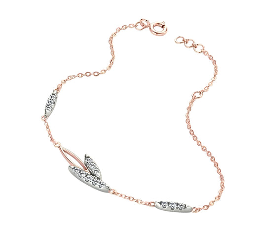 multi moissanite silver bracelet