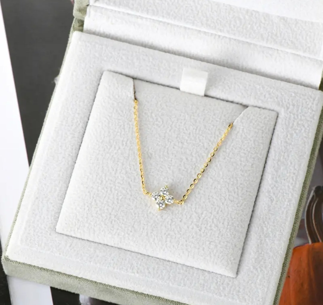 3mm*4pcs moissanite silver bracelet