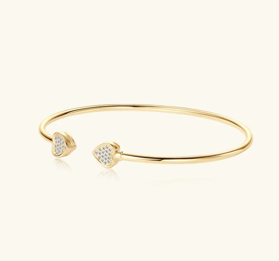 0.9mm*34pcs moissanite silver bracelet