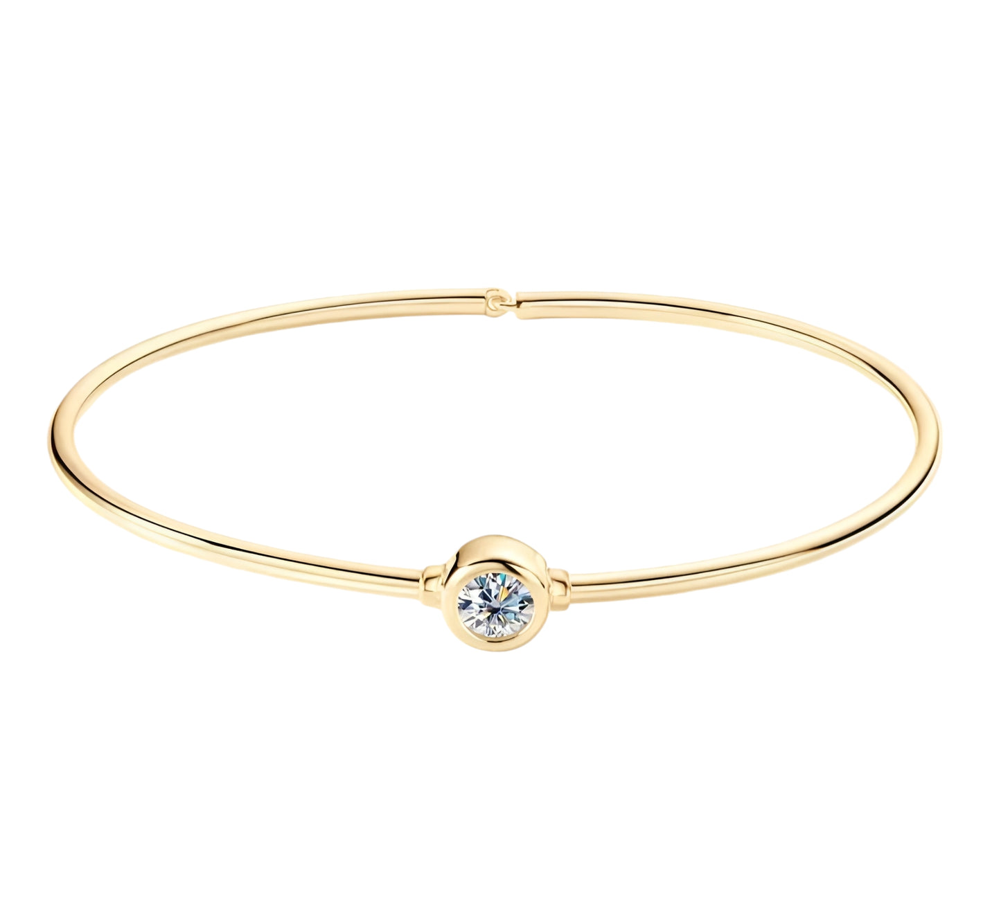 0.5ct moissanite silver bracelet