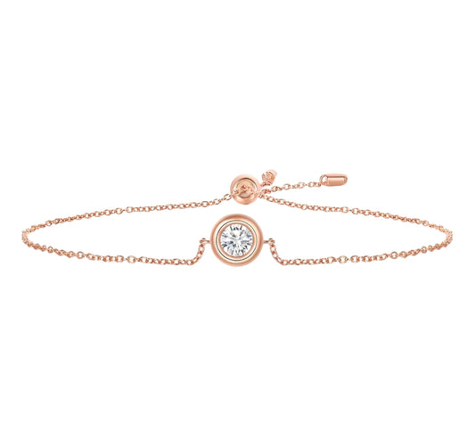 5mm classics moissanite silver bracelet