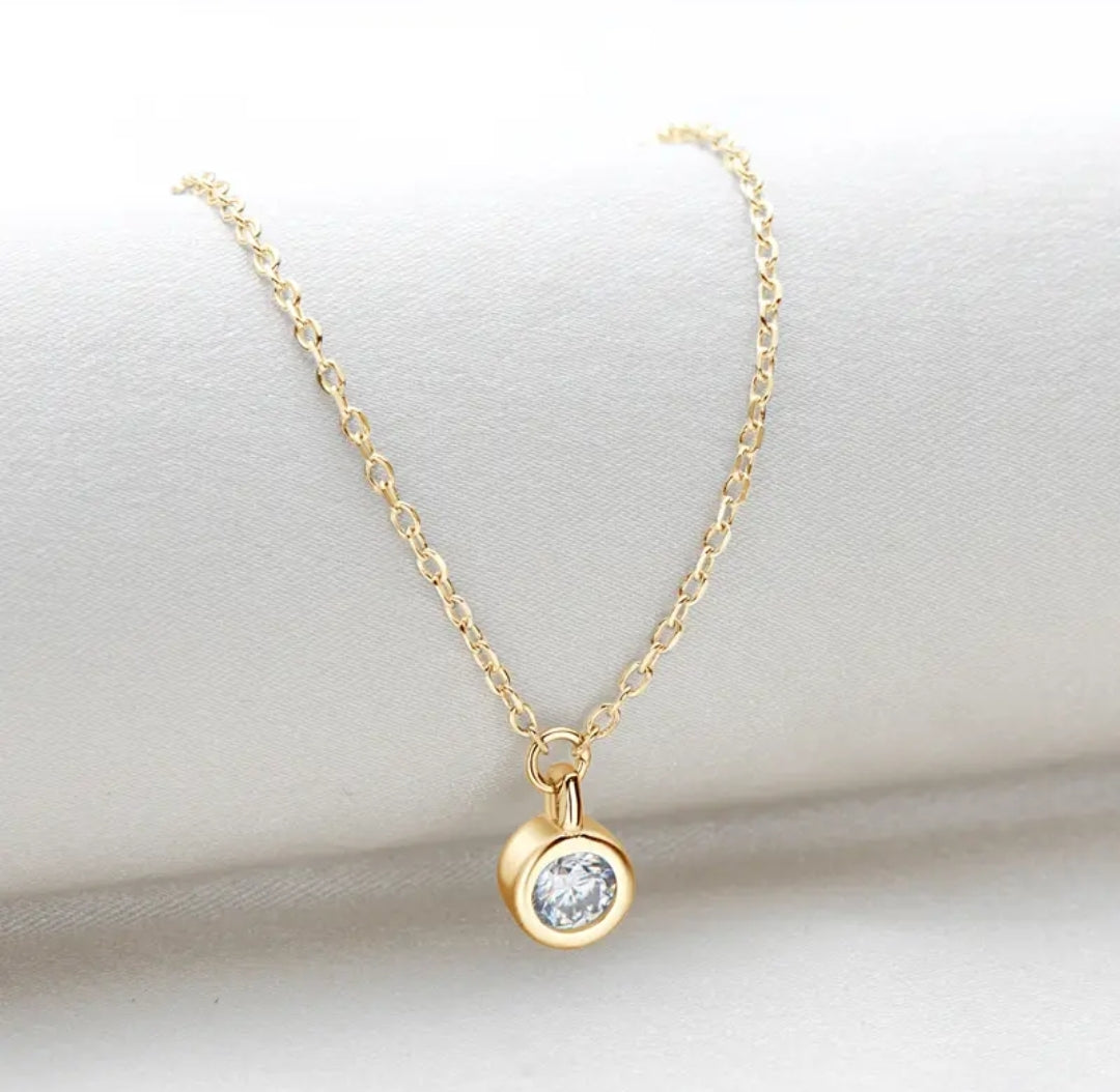 Sky star Moissanite pendant necklace