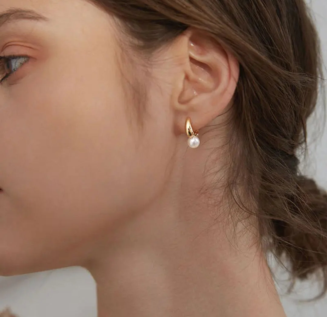 6-6.5mm pearl earrings