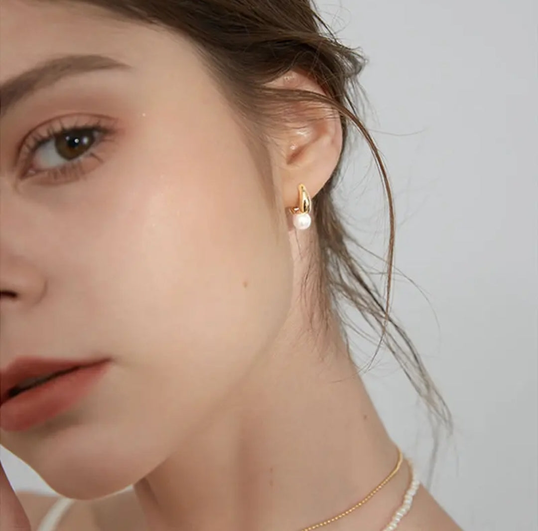 6-6.5mm pearl earrings