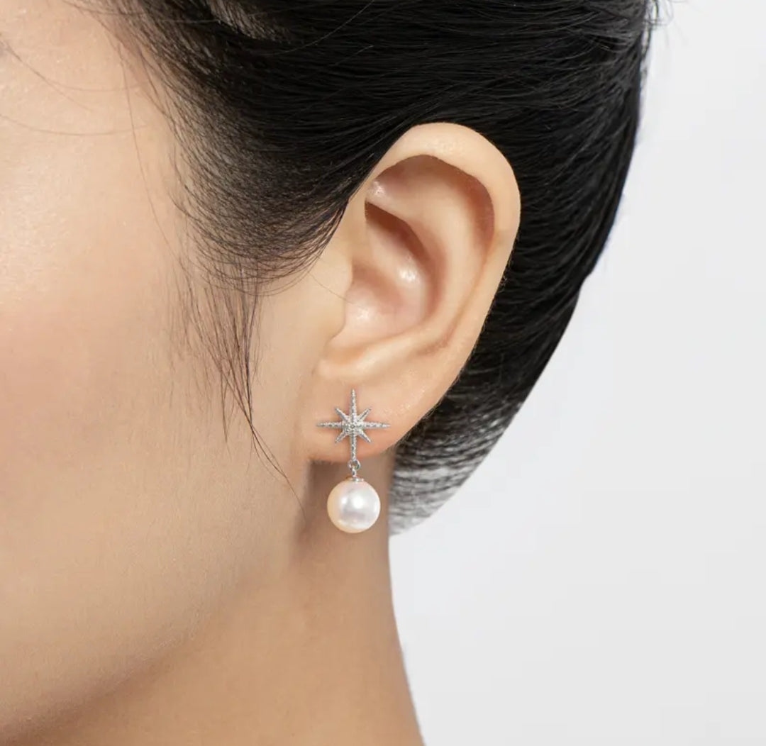 6.5-7mm classic pearl earrings