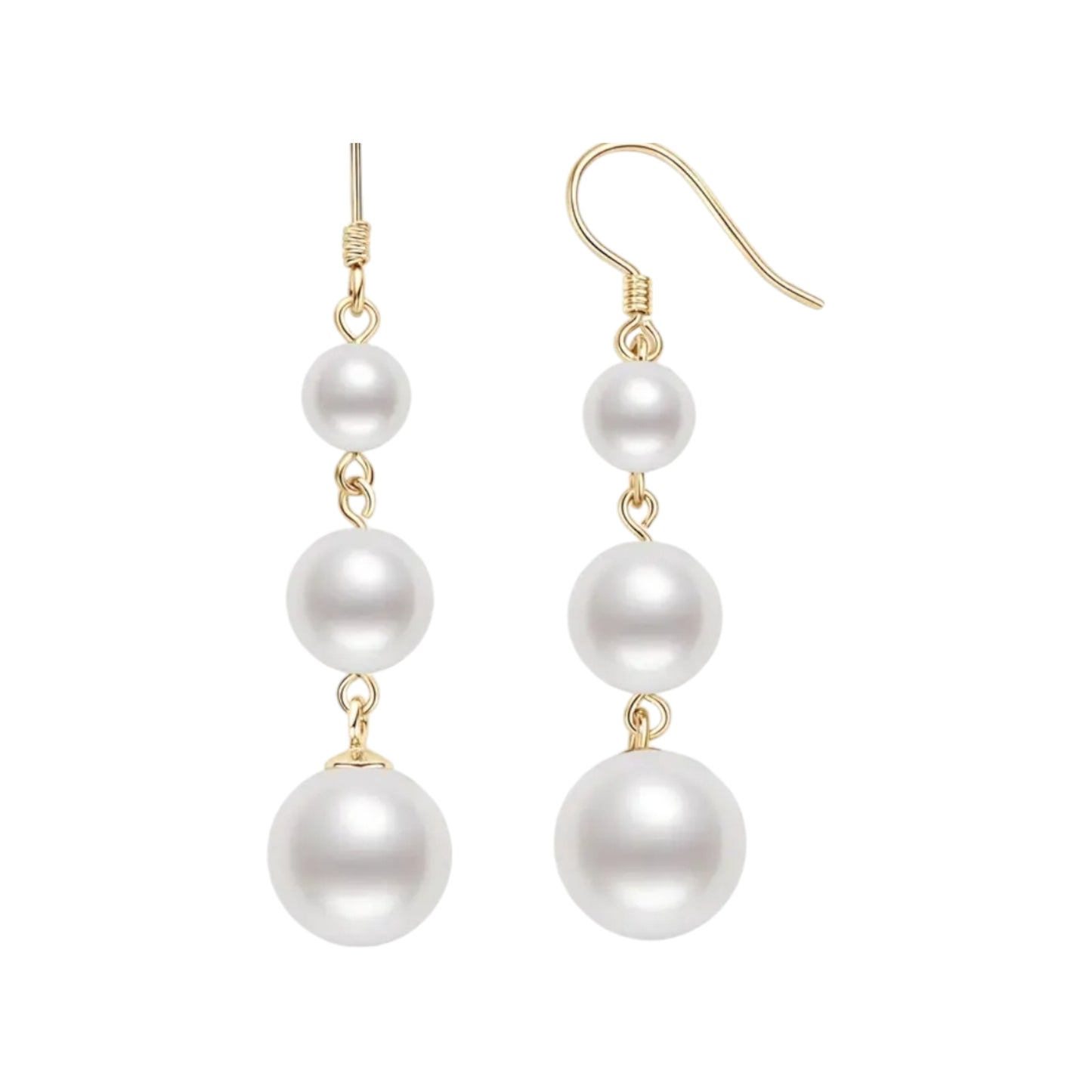 6+8+10mm pearl earrings
