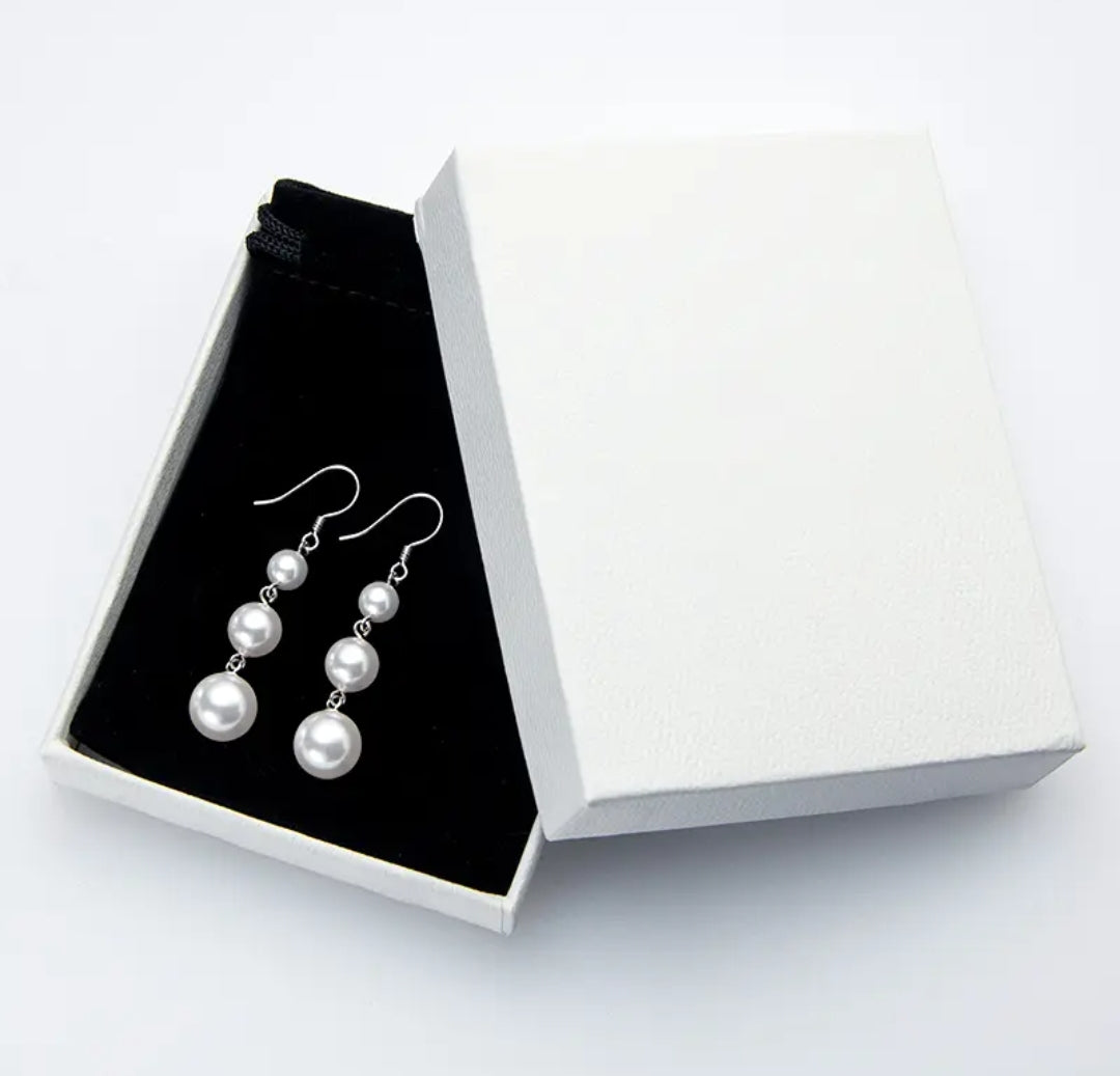 6+8+10mm pearl earrings