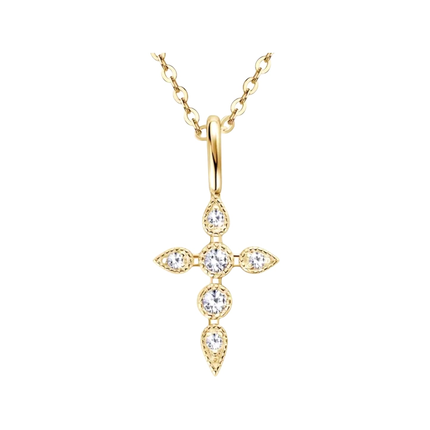 2mm*2pcs 3mm*4pcs Moissanite pendant necklace
