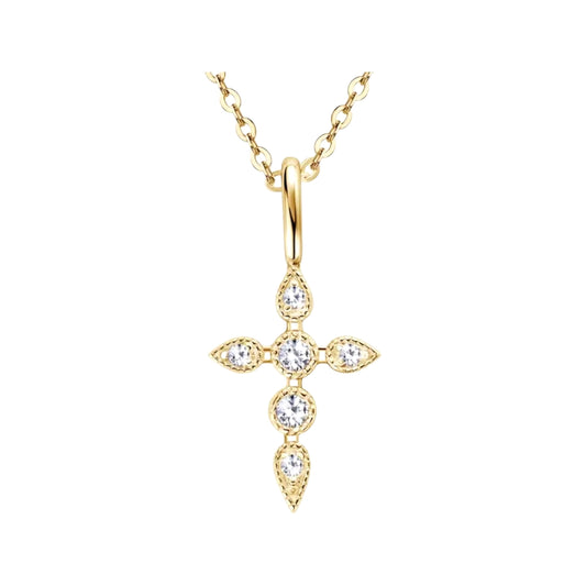 2mm*2pcs 3mm*4pcs Moissanite pendant necklace