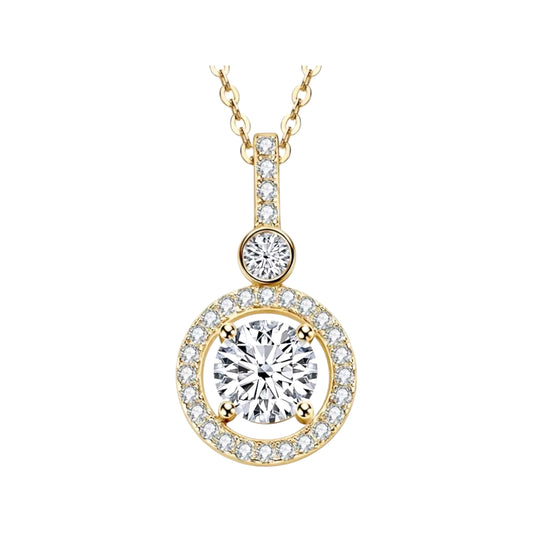 6mm 3mm 1.3mm 1.2mm Moissanite pendant necklace