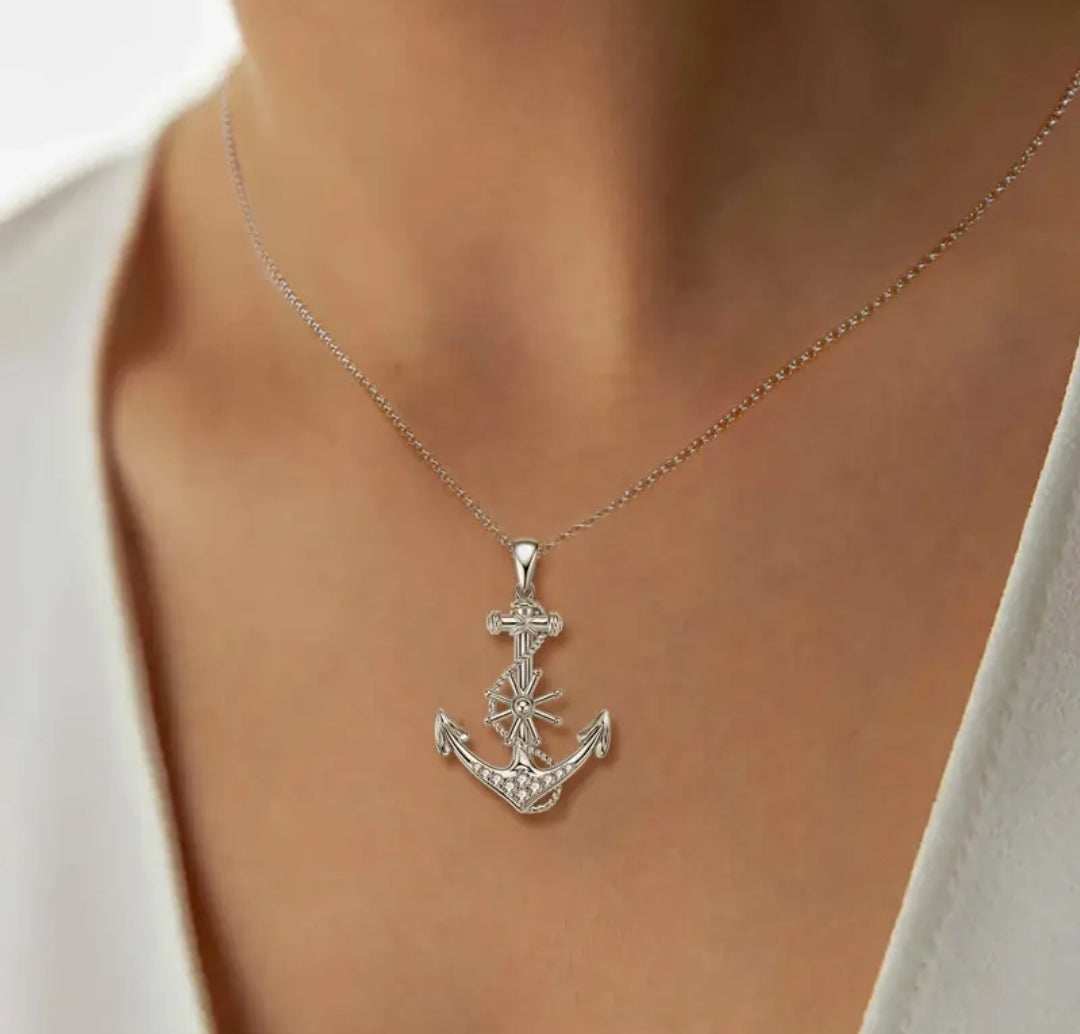 0.2ct Moissanite pendant necklace