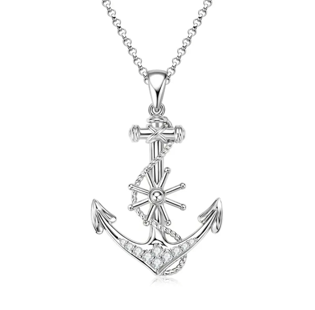 0.2ct Moissanite pendant necklace