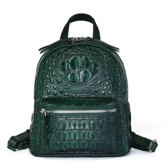 Crocodile Leather Backpack for Men & Women | Handmade in Italy