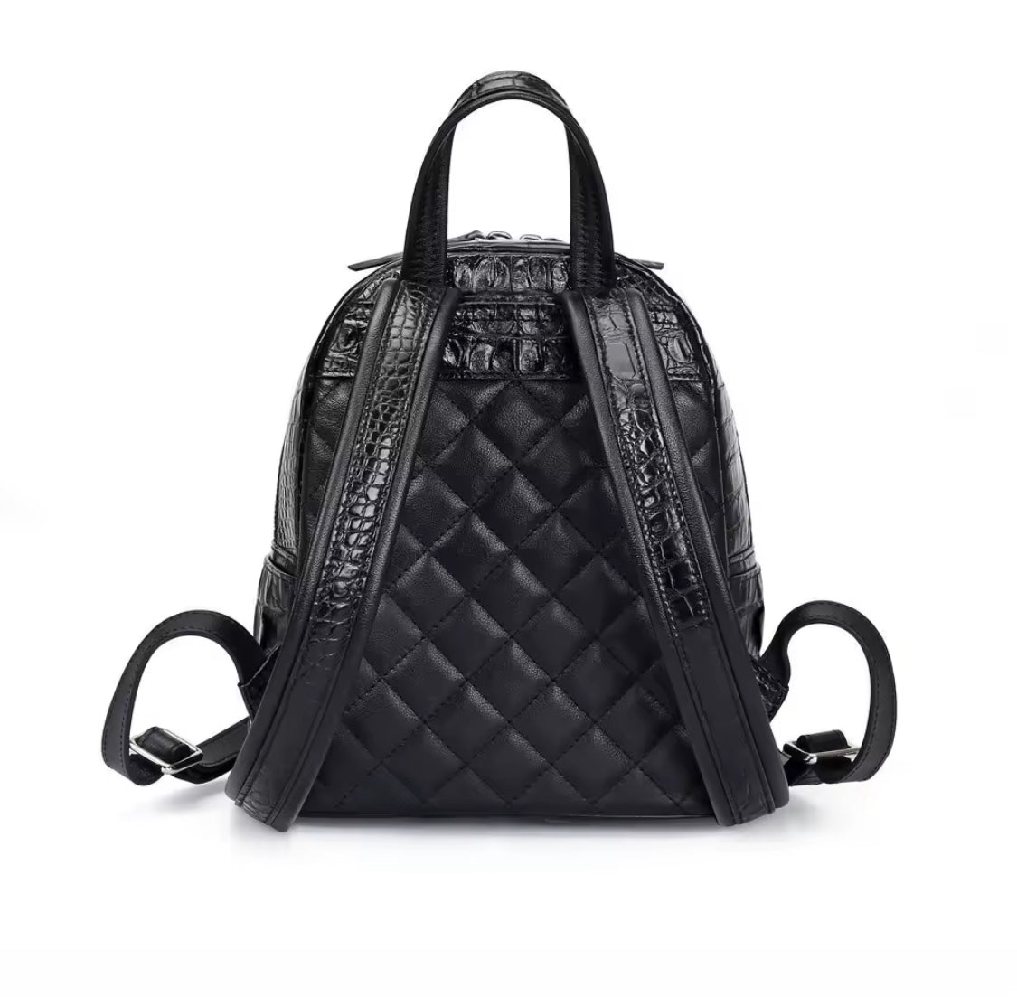 Crocodile Leather Backpack for Men & Women | Handmade in Italy