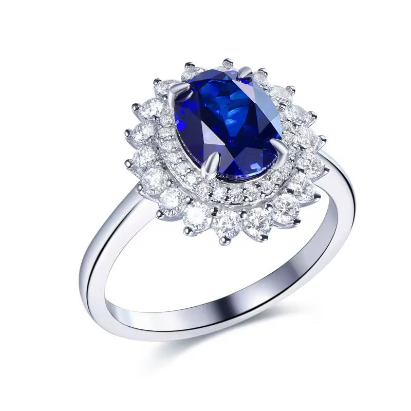 2ct Real Sapphire Ring