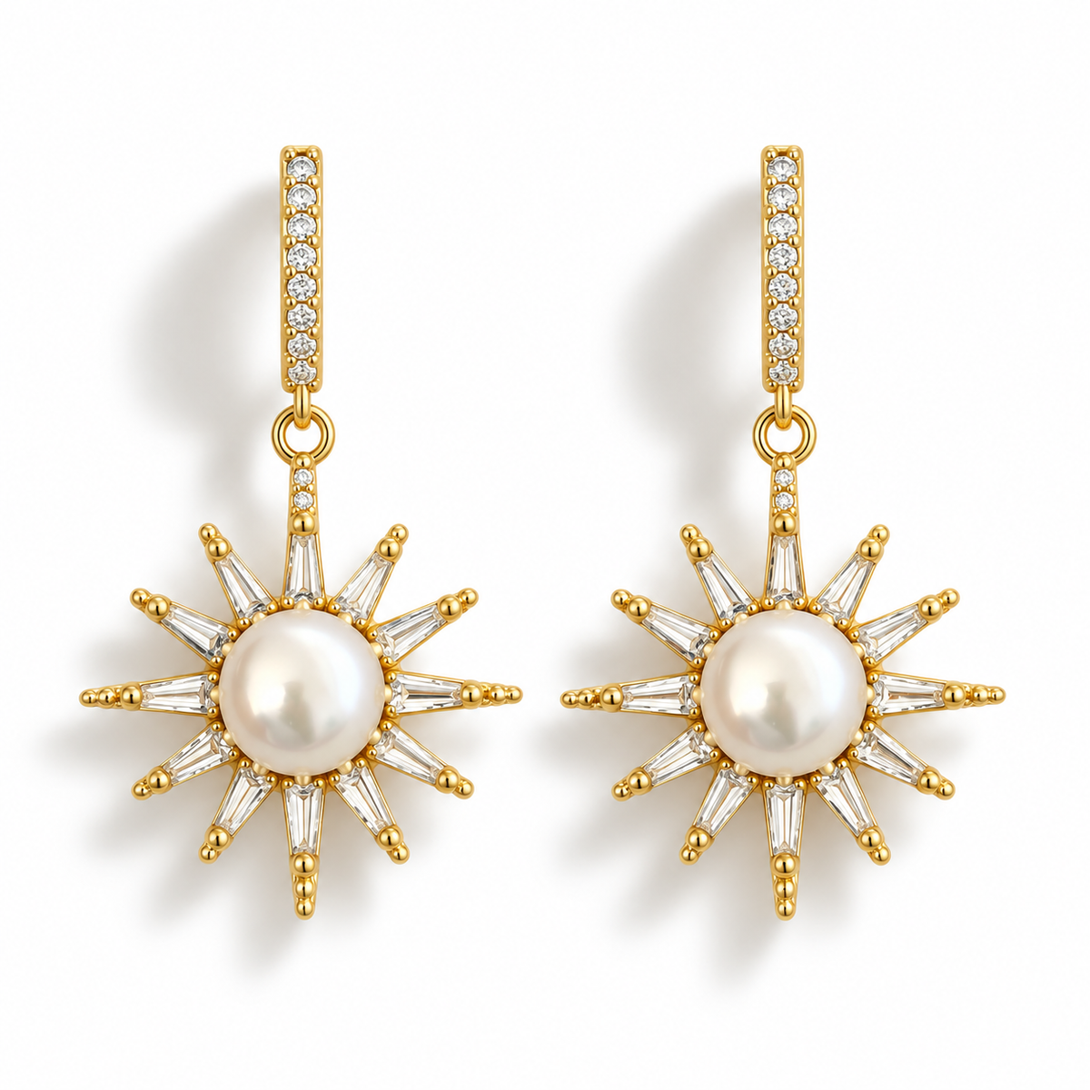 Freshwater Pearl Earrings.