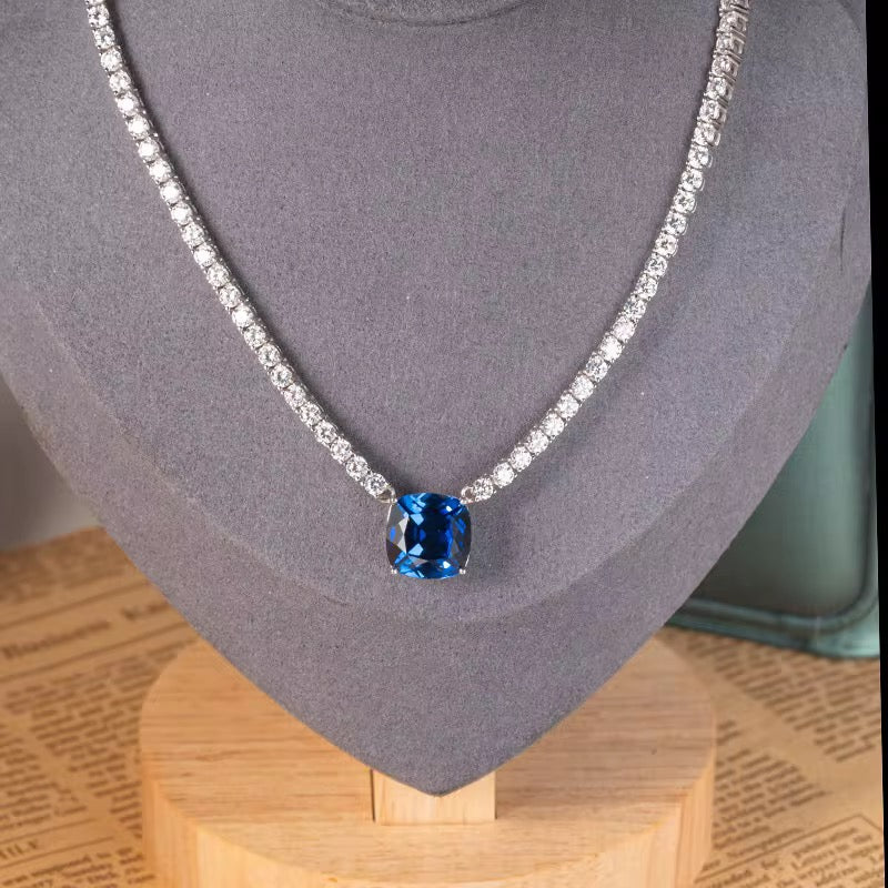 8ct Real Sapphire Necklace (45cm)