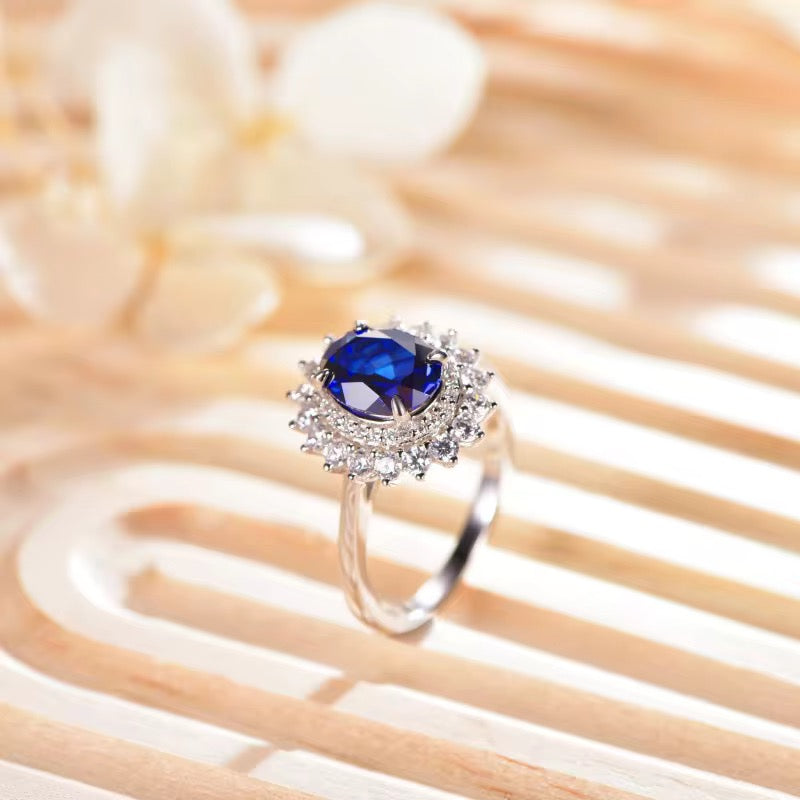 2ct Real Sapphire Ring