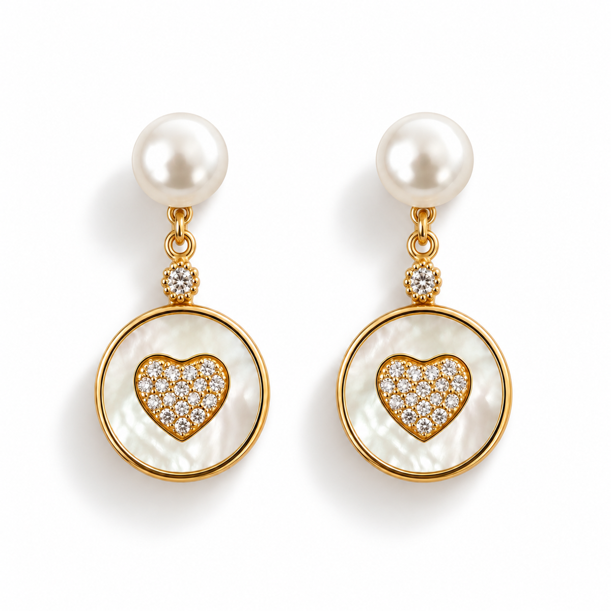 Freshwater Pearl Earrings.