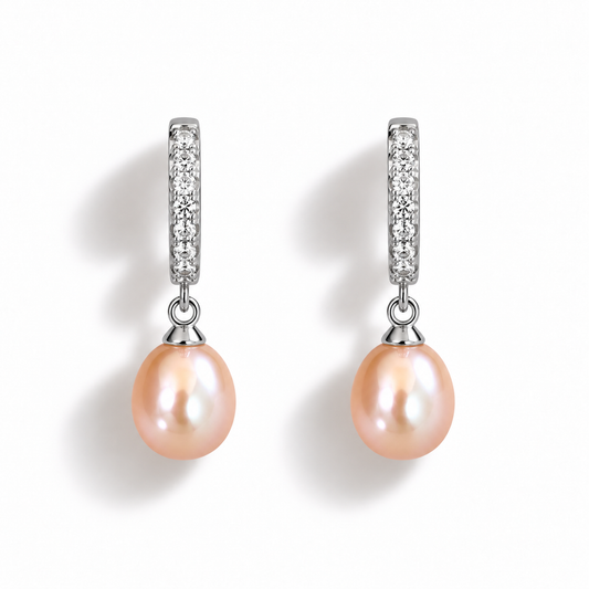 Freshwater Pearl Earrings.