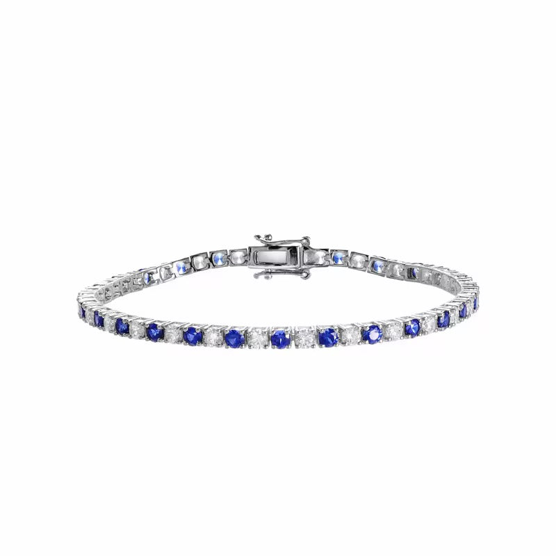 0.1ct each stone Real Sapphire Bracelet
